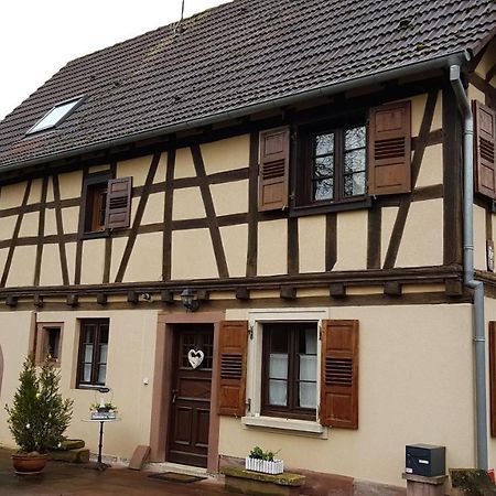 Gite Au Petit Ruisseau-Etage Et Combles-Maison Alsacienne 4 Personnes 4 Nuitees Minimum Langensoultzbach 外观 照片