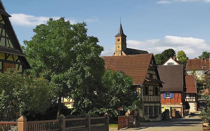 Gite Au Petit Ruisseau-Etage Et Combles-Maison Alsacienne 4 Personnes 4 Nuitees Minimum Langensoultzbach 外观 照片