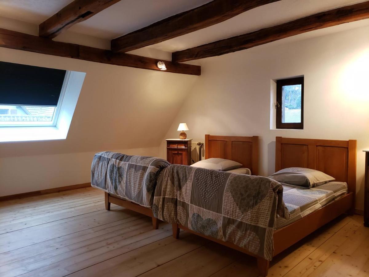 Gite Au Petit Ruisseau-Etage Et Combles-Maison Alsacienne 4 Personnes 4 Nuitees Minimum Langensoultzbach 外观 照片