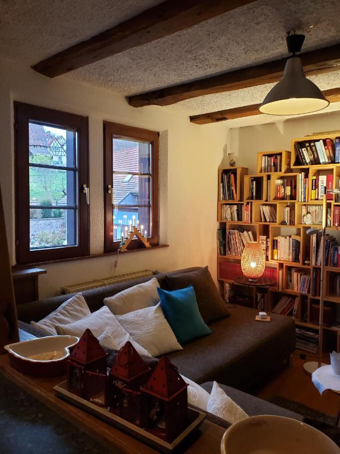 Gite Au Petit Ruisseau-Etage Et Combles-Maison Alsacienne 4 Personnes 4 Nuitees Minimum Langensoultzbach 外观 照片
