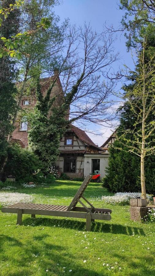 Gite Au Petit Ruisseau-Etage Et Combles-Maison Alsacienne 4 Personnes 4 Nuitees Minimum Langensoultzbach 外观 照片