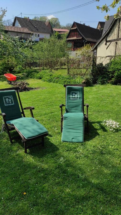Gite Au Petit Ruisseau-Etage Et Combles-Maison Alsacienne 4 Personnes 4 Nuitees Minimum Langensoultzbach 外观 照片