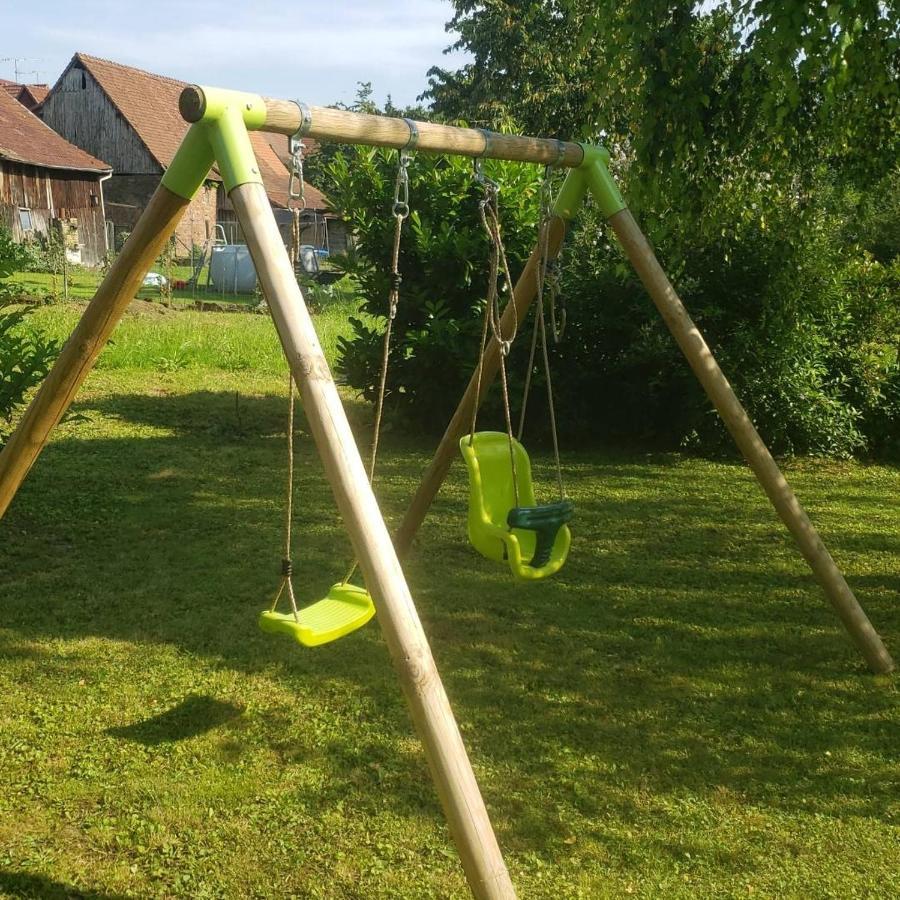 Gite Au Petit Ruisseau-Etage Et Combles-Maison Alsacienne 4 Personnes 4 Nuitees Minimum Langensoultzbach 外观 照片